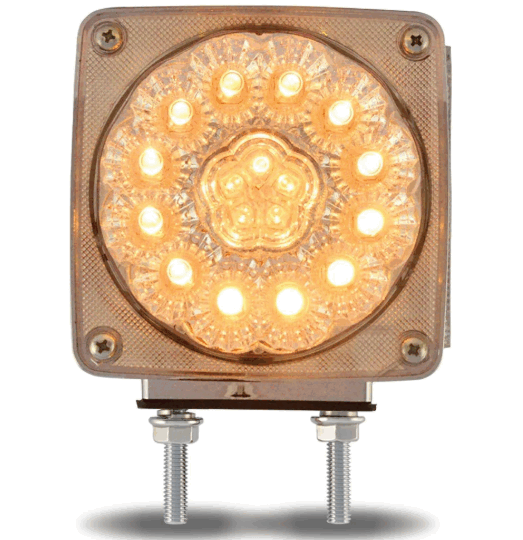 Kenworth LED Indecator Lights Amber/Red Clear Lens